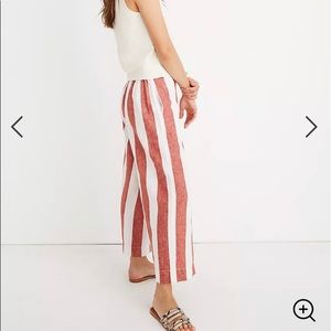 Huston Pull-On Crop Pants in Bold Stripe